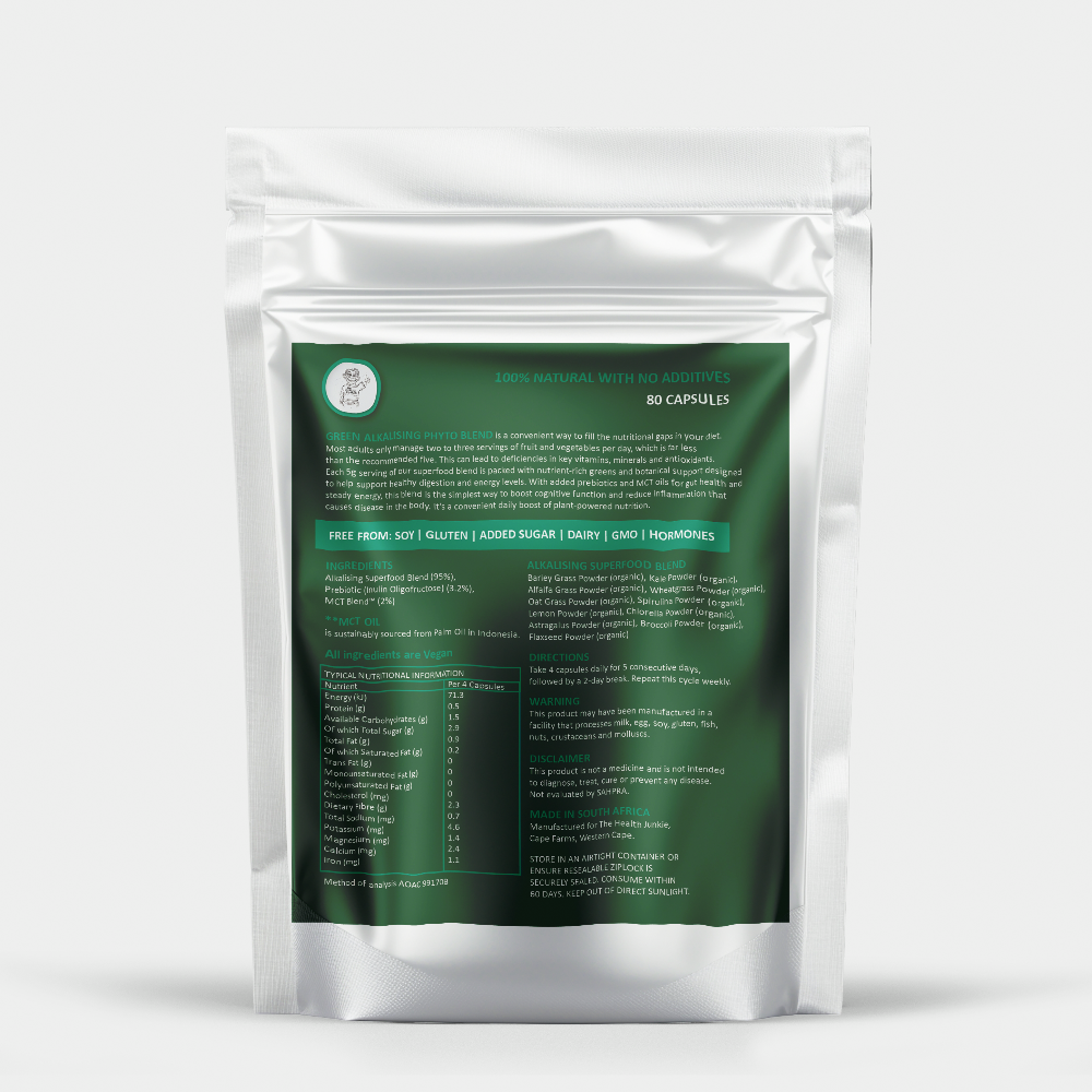 Organic Green Superfood - 80 Capsules
