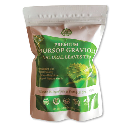 Soursop Graviola – Natural Tea Leaves – 20 Tea Bags