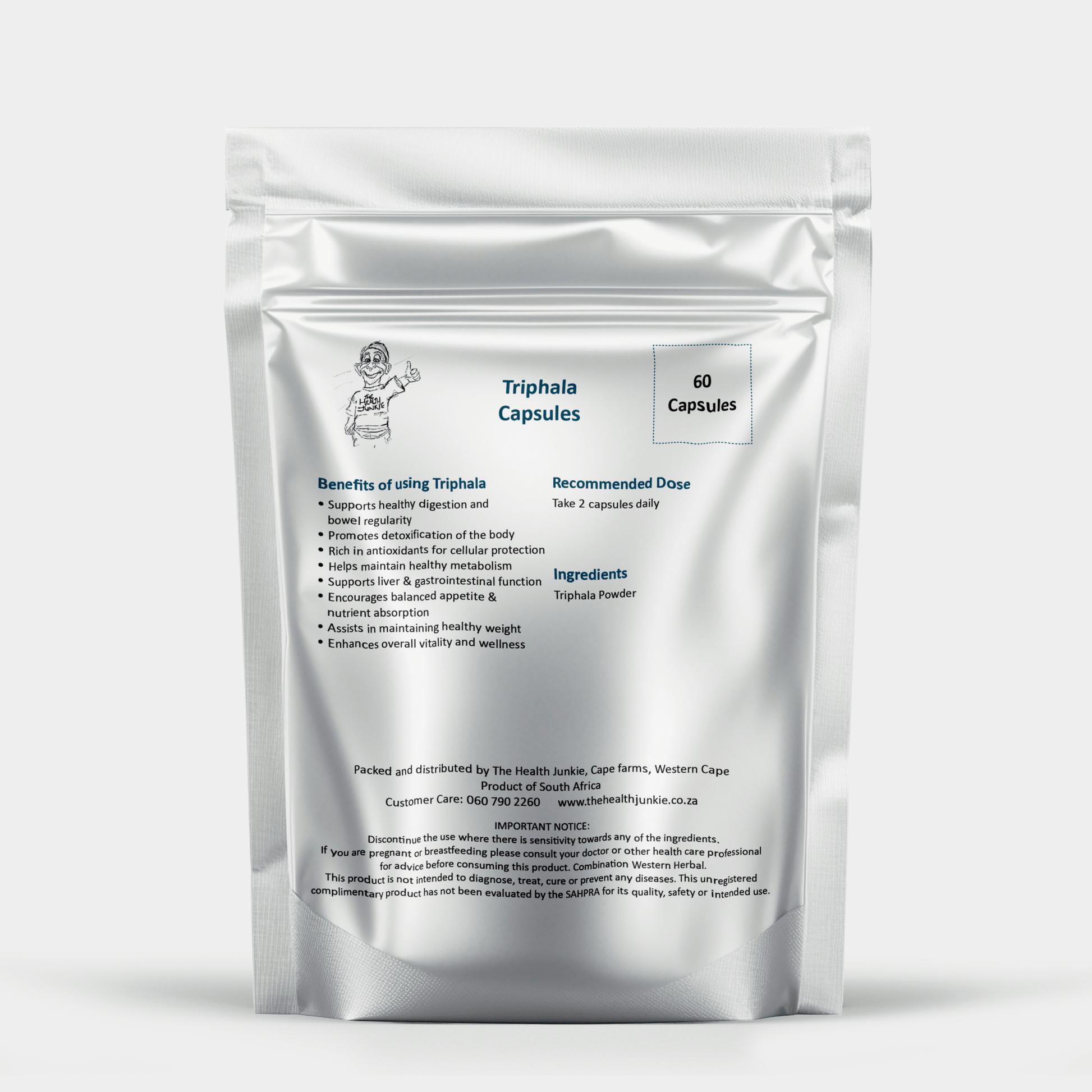 Triphala - 60 Capsules - The Health Junkie