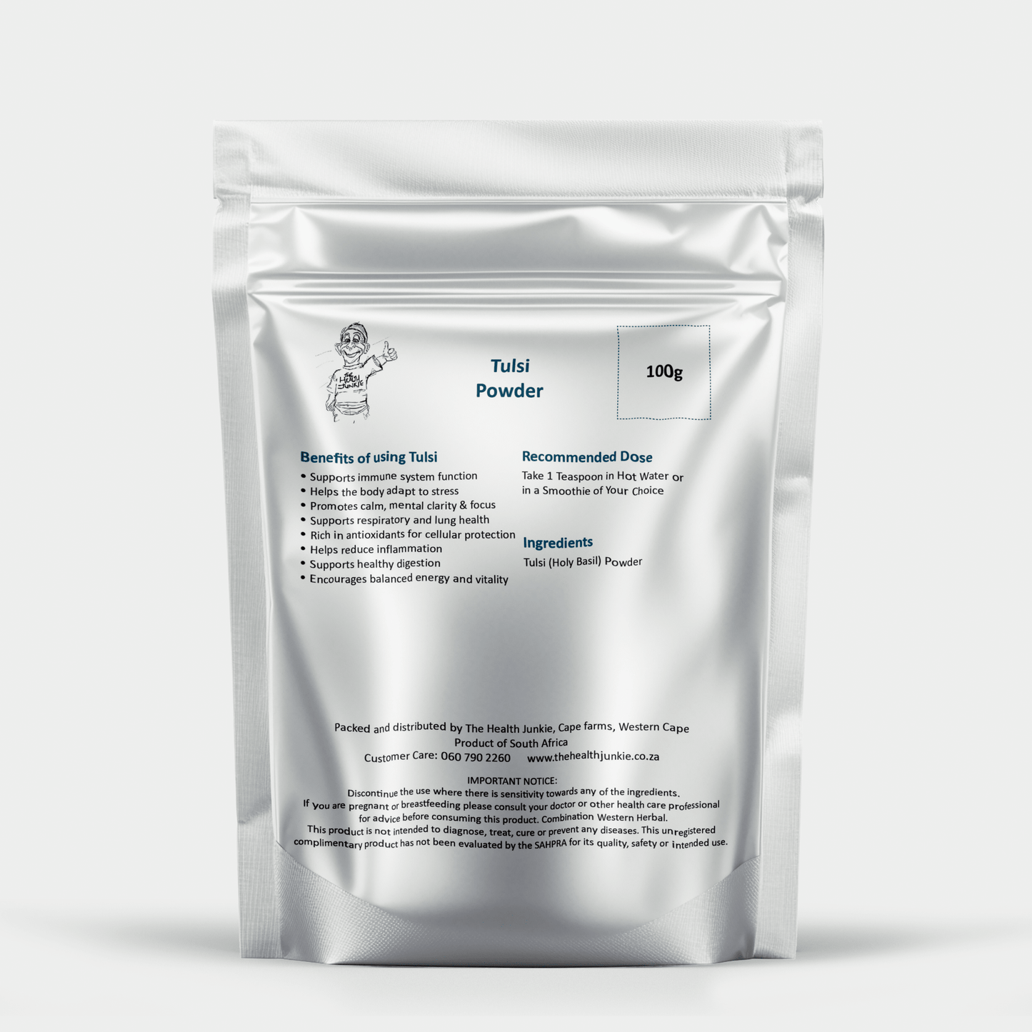 Tulsi - 100g Tea Leaves - The Health Junkie