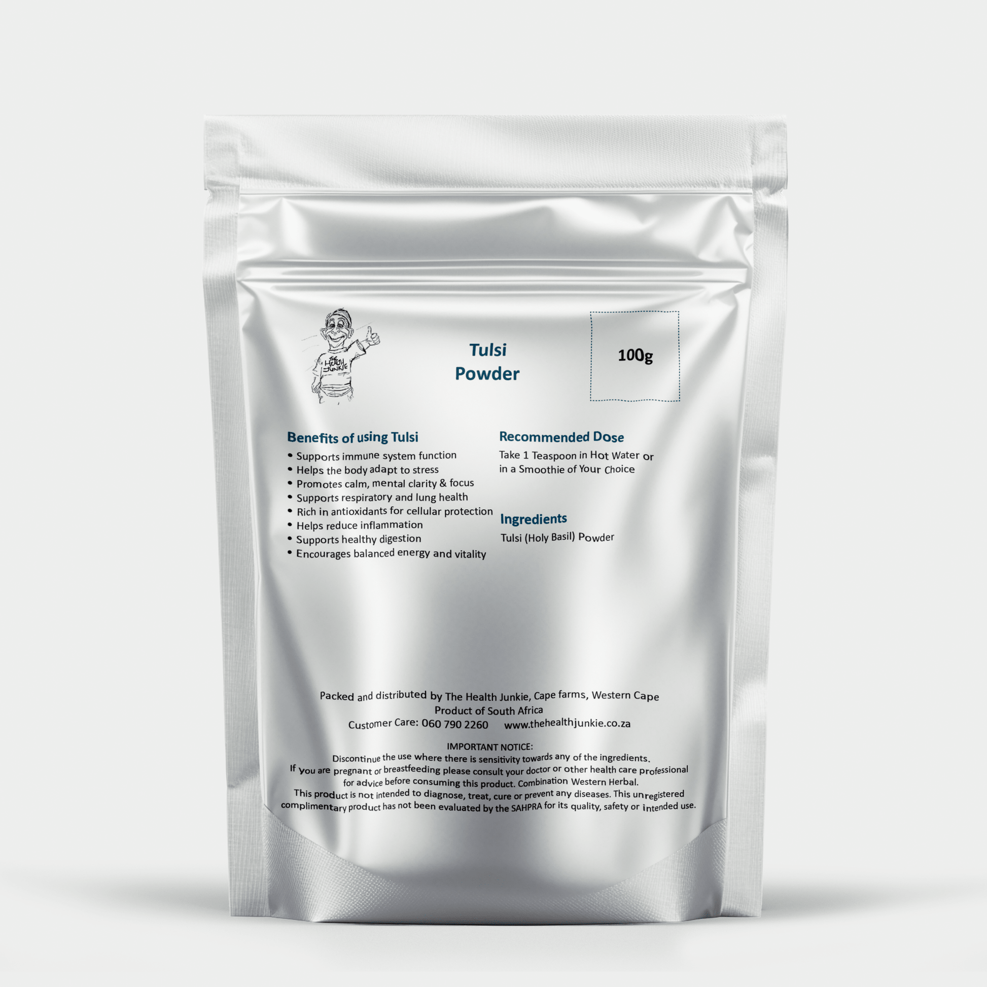 Tulsi - 100g Tea Leaves - The Health Junkie