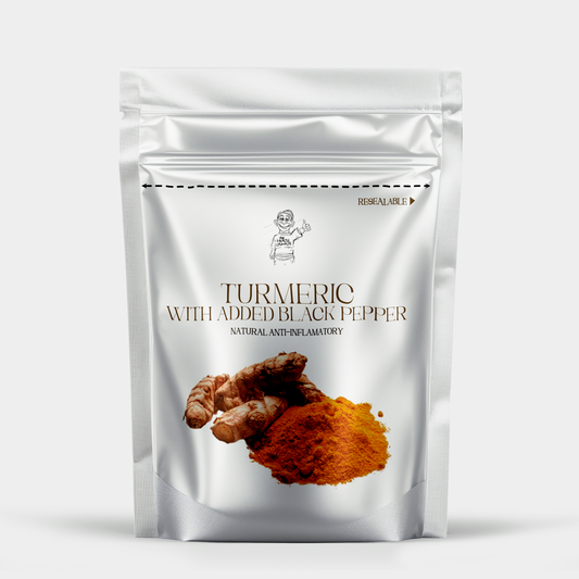 Turmeric with Added Black Pepper - 60 Capsules